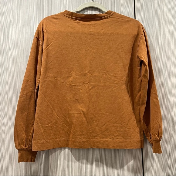 Everlane | Square Mock Neck Long Sleeve Tee | Cider | XS - Picture 5 of 12